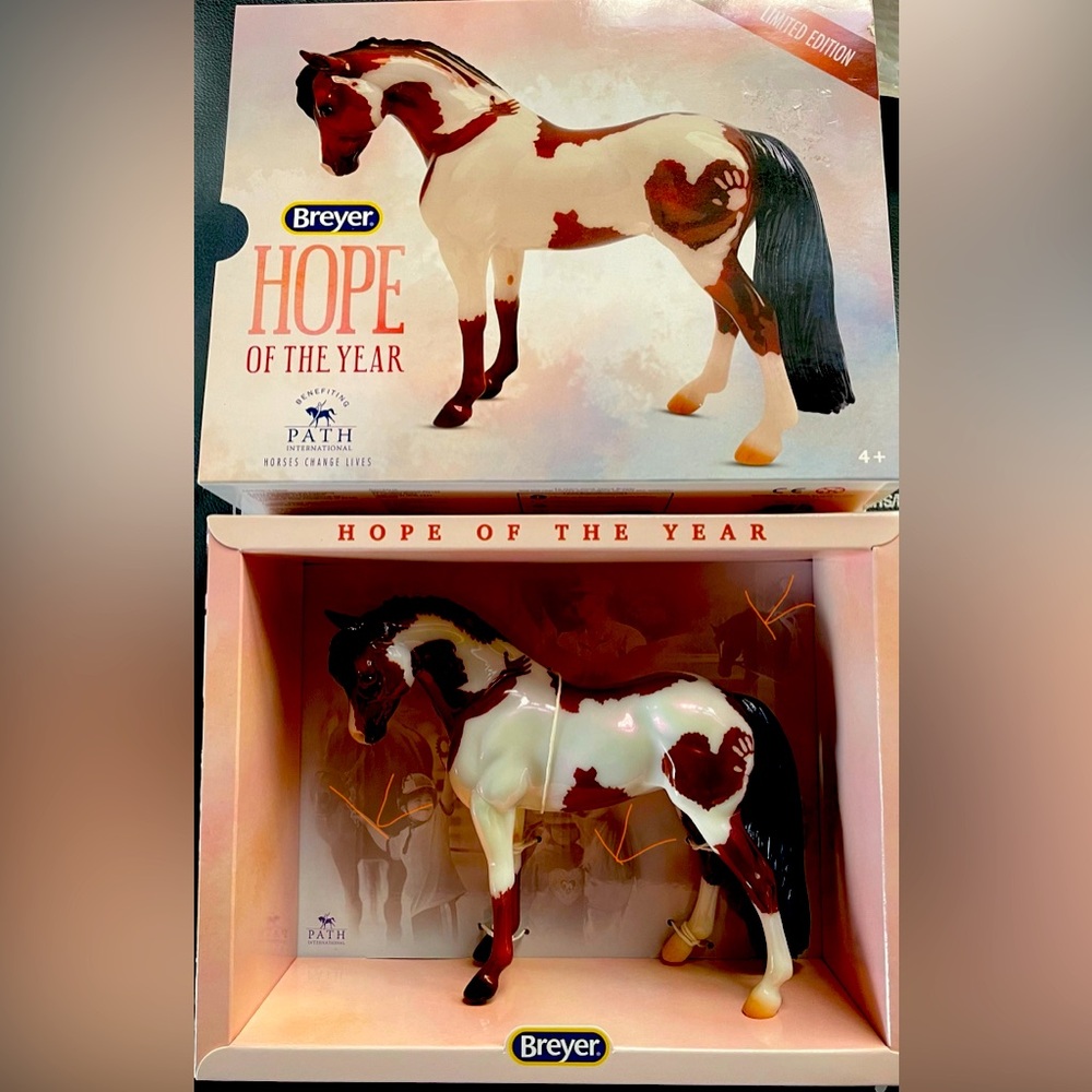 BREYER HOPE BOUNCER HORSE- pony bouncer in the box Glossy mint!